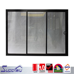 australian standard glass aluminium balcony partition sliding doors on China WDMA