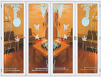 banquet hall aluminum sliding folding door and cheap custom made aluminium interior folding glass doors on China WDMA