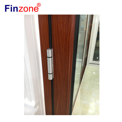 bi folding door aluminum aluminum windows and door south africa aluminum frame double swing door on China WDMA