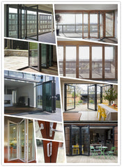 bi folding door aluminum aluminum windows and door south africa aluminum frame double swing door on China WDMA