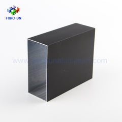 black Anodized aluminium square tube profiles for sliding doors frame on China WDMA