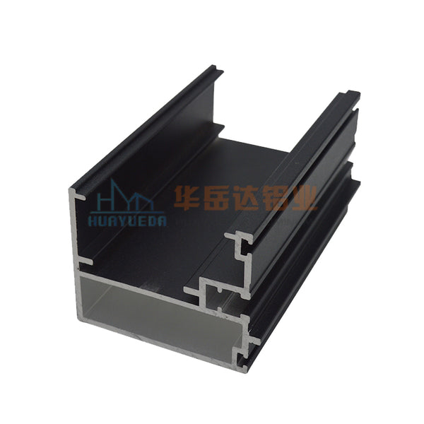 black powder coating aluminum Casement Window Frame profile Details