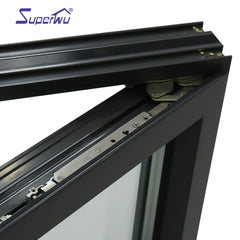 bullet proof glass window double glazed aluminum casement windows on China WDMA