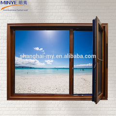 casement window opener with aluminum frame glass windows on China WDMA