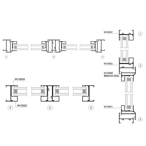 cheap price french aluminum alloy double glass swing casement opening window for home on China WDMA