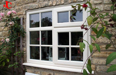 cheap price upvc profile with blinds in built for upvc double glass casement windows on China WDMA