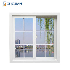 cheap upvc/ pvc/ plastic glass sliding window price philippines on China WDMA