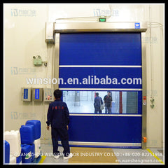 curtain design metal roll up window hgih speed industrial automatic door on China WDMA