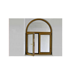 curved top design pvc double open swing window upvc casement windows on China WDMA