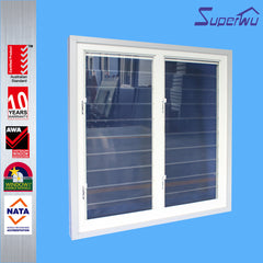 customized luxury design aluminum frame glass movable louvres jalousie window on China WDMA