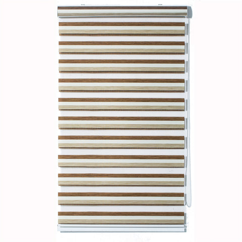 day night manually operated zebra blinds, windproof and water-proof blind, double glazed windows with blind on China WDMA