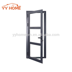 double glass exterior aluminium out swing patio doors commercial french doors on China WDMA