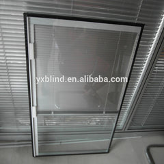 double glass sliding door insert venetian blinds on China WDMA