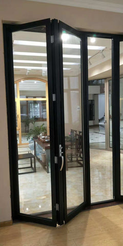 double glazed aluminium folding patio doors on China WDMA