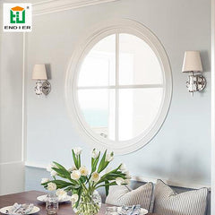 double glazed fixed round window glass circular aluminum round windows that open on China WDMA