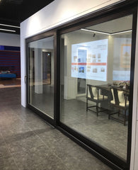 double glazed thermal break aluminium lift and sliding glass door on China WDMA