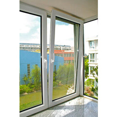 double hinged windows/vertical opening window/double opening window on China WDMA