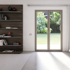 double leaf pvc interior glass door on China WDMA