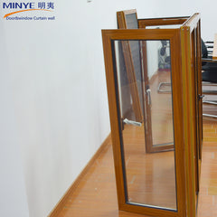 energy efficient double glazed shutter windows french casement window on China WDMA