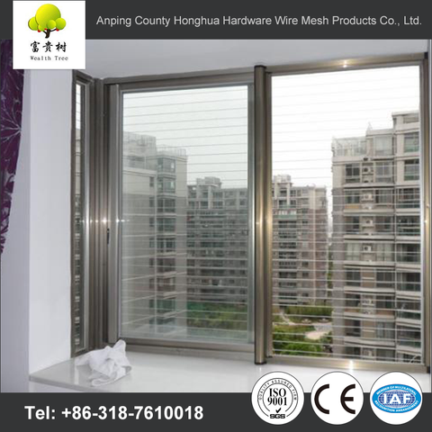 environmental invisible window screens electric window mosquito net fiberglass material for sliding windows on China WDMA