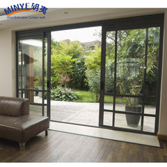 exterior sliding open balcony door with grill design /patio door on China WDMA