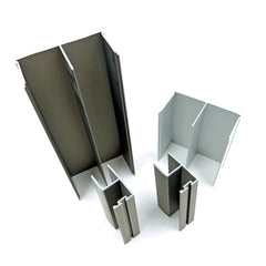 foshan aluminium factory aluminium profile sliding closet door anodized profile frame for wardrobe door on China WDMA