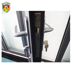 foshan custom heavy duty double glazed insulation accordion folding glass door on China WDMA