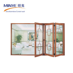 frameless bifolding patio internal sliding glass door on China WDMA