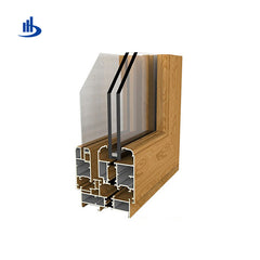 gold anodized aluminum frame glass profile for sliding door on China WDMA