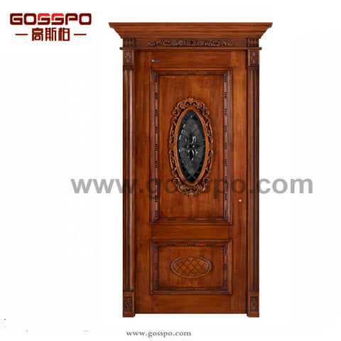 high quality French glass wood door for sale glass interior or exterior doors designs on China WDMA