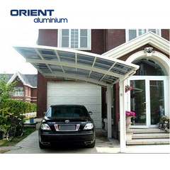 high quality low cost easy assemble morden Metal frame waterproof sunshade double car garages aluminium canopies carports on China WDMA