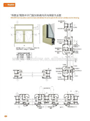 high quality thermal break profile aluminum cheap casement windows from china on China WDMA