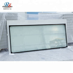 high quality window double glass aluminium window frame and glass flat window on China WDMA