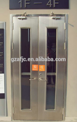 hot sale fireproof glass door, fire rated interior doors, double glass windows price on China WDMA