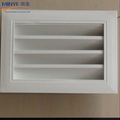 hot sales and high-quality shutter louver window with pvc upvc vinyl profile double tempered glass on China WDMA