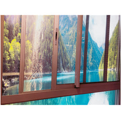 hotsale smooth slide cost saving aluminum double glazing sliding window with SS304 screen on China WDMA