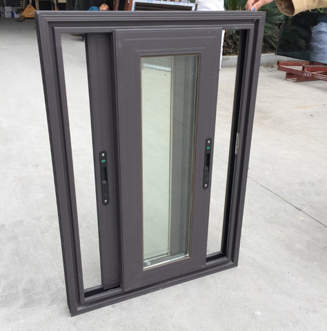 house pvc sliding window with iron grills/aluminum sliding window frame/double glazed sliding window price philippines on China WDMA