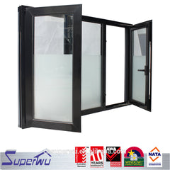 hurricane impact aluminium window with sub frame casement door windows on China WDMA