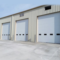 industrial good quality steel overhead electric sliding up thermal insulated loading bay sectional dock doors for cold room on China WDMA