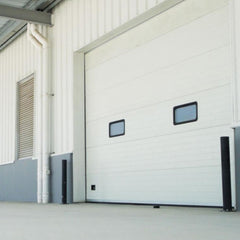 industrial good quality steel overhead electric sliding up thermal insulated loading bay sectional dock doors for cold room on China WDMA