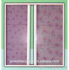 insect screen parts plisse screen pleated mesh folding screen door on China WDMA