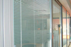 integral blinds for BI folding doors on China WDMA