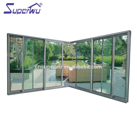 interior vertical Glass Sliding Door System/Aluminum Frame Door for Selling on China WDMA on China WDMA