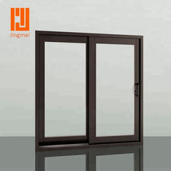 large balcony standard size of aluminum sliding glass door philippines on China WDMA