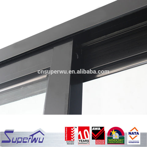 lobby entrance sliding patio doors aluminium safety door design on China WDMA