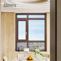 made in china double glazed slim frame aluminum alloy casement windows on China WDMA