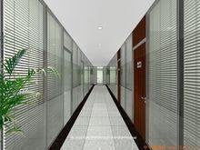 manual hollow button venetian blinds in double glass for the sliding door and intergrade window on China WDMA