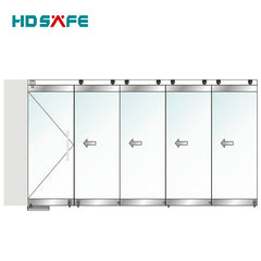 modern design easy to install interior frameless glass partition sliding door on China WDMA