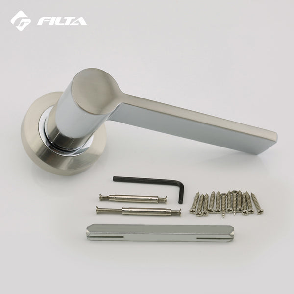 modern simple China Doors & Windows Accessories manufacturer internal door handles on rose on China WDMA