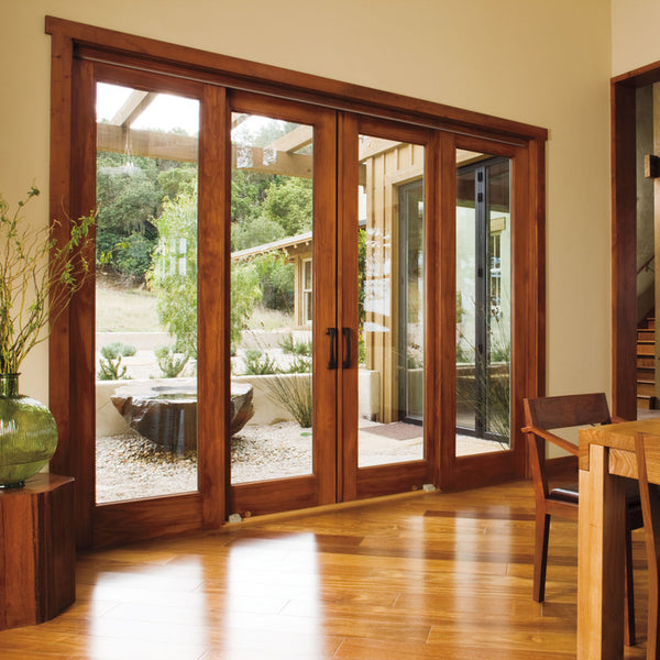 patio doors 4 panel sliding patio doors exterior glass door on China WDMA